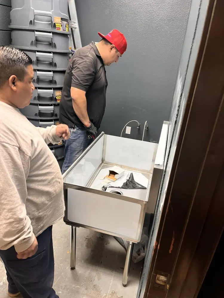 Commercial plumbing and sink installation in Eloy